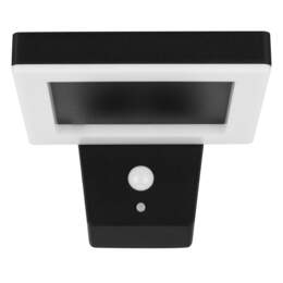 1316877 - Solar-Wandleuchte Square mit PIR-Sensor 270lm IP44 schwarz