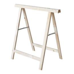 1316987 - Holzklappbock Standard Fichte 750x750x42mm Natur FSC