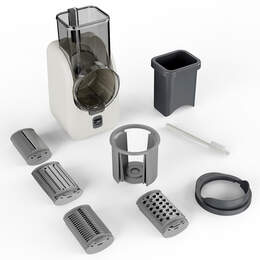 1317402 - Küchenreibe elektr.SKR 800 weiß/dunkelgrau 80 Watt