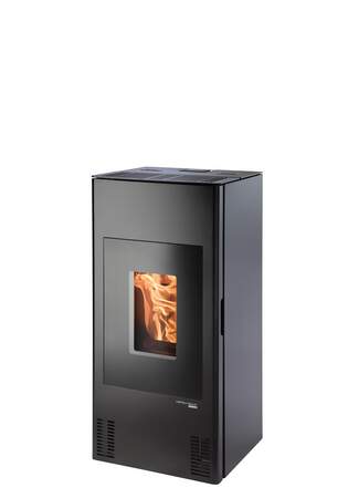 1285380 - Pelletofen HSP 4.0 F1-02 schwarz-gl&auml;nzend