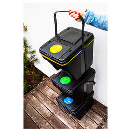 1319248 - M&uuml;lltrennset ECOsorter 3er a` 25l schwarz