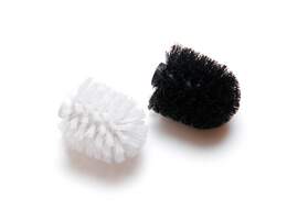 1323220 - WC B&uuml;rsten Ersatzkopf DM 80mm wei&szlig;/schwarz