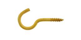 1124674 - Schraubhaken gebogen messing