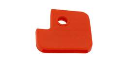 1124681 - Schl&uuml;sselkennr.eckig f&auml;rbig Kunststoff,5Stk.