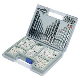 1059241 - D&uuml;bel-, Bit- u. Bohrerset 300tlg.