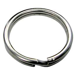 1244078 - Schl&uuml;sselring geh&auml;rtet vernickelt