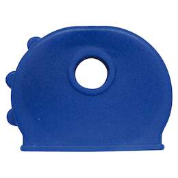 1244086 - Schl&uuml;sselkappe rund farbig sort.25mm,4Stk.