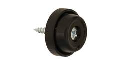 1305977 - Rutschstopper Ř 24mm 4 Stk zum Schrauben PVC schwarz