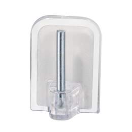 1244111 - Vitragenhaken wei&szlig; 17x24mm selbstklebend,4Stk.