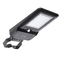 1327811 - LED-Solar-Au&szlig;enstra&szlig;enleuchte 3000 lm 4000 K Schwarz LiFePo
