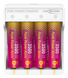 1328331 - Set Pure Power 4x Li-Akkus AA und Lademodul