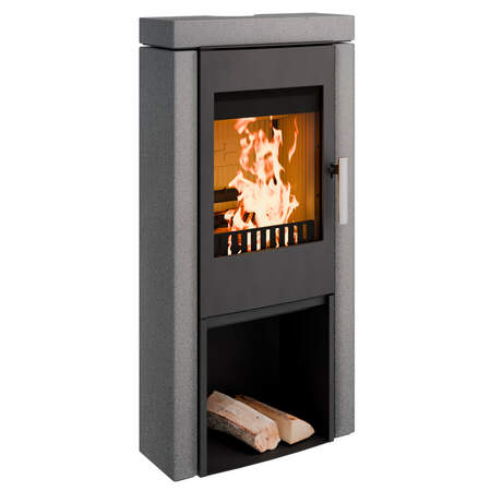 1318464 - Kaminofen Caleo easy Stein tiefschwarz Serpentino