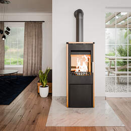 1318469 - Kaminofen Montegrotto easy tiefschwarz Woodstone