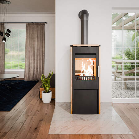 1318469 - Kaminofen Montegrotto easy tiefschwarz Woodstone