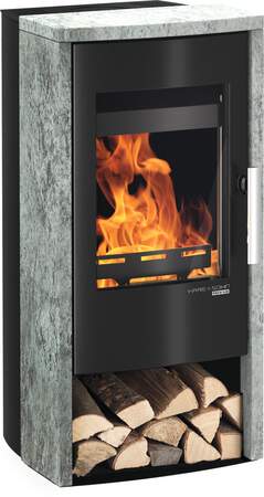 1318476 - Kaminofen Rosenheim easy 297.15 ST Serpentino tiefschw