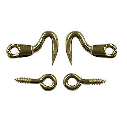 1244241 - Kassettenhaken mit &Ouml;sen vermessingt