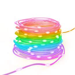 1330015 - WLAN-LED-Lichterkette Farb- wechsel dimmbar au&szlig;en IP65 10m
