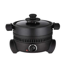1328655 - Maroniofen Grill-/Crepeplatte schwarz 600W+Maronischneider
