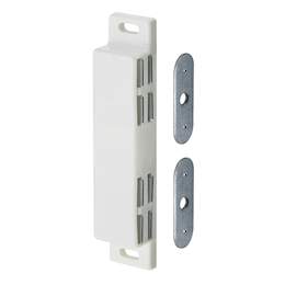 1244389 - Magnetschn&auml;pper doppelt wei&szlig; 2x4kg,m.fester Platte,1Stk.