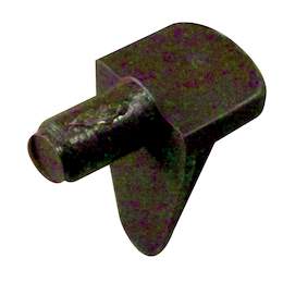 1244398 - Bodentr&auml;ger Kunstst.braun 5mm m.Kunststoffzapfen,12Stk.