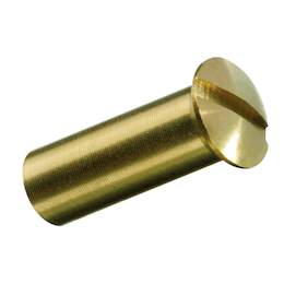 1244447 - H&uuml;lsenmutter MS vernickelt mit Schlitz