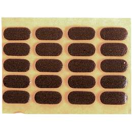 1244449 - Anschlagd&auml;mpfer Schaumst.wei&szlig; 19x9,5x4mm,20Stk.