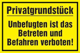 1177431 - Hinweisschild Privatgrundst&uuml;ck