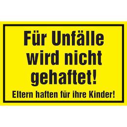 1177455 - Hinweisschild 300x200mm F.Unf&auml;lle wird nicht geh.1Stk.