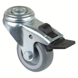 1239328 - Lenkrolle m.Festesteller u.R&uuml;ckenloch