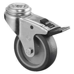 1239329 - Lenkrolle m.Festesteller u.R&uuml;ckenloch