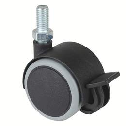 1239344 - Doppelrolle mit Feststeller f&uuml;r harte B&ouml;den