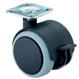 1239345 - Doppelrolle mit Feststeller f&uuml;r harte B&ouml;den