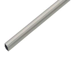 1242064 - Vierteilkreisprofil Kunststoff edelstahloptik