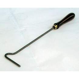 1029064 - B&uuml;gelhaken aus Rundstahl blank m. Holzgriff ca. 46cm