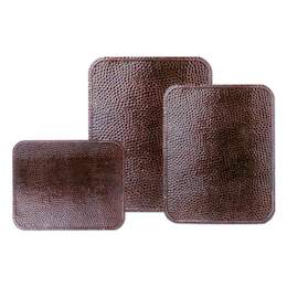 1029212 - Bodenplatte 500x400mm m. B&ouml;rdel kupfer geh&auml;mmert