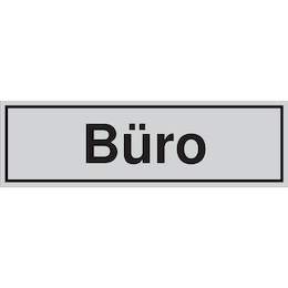 1177299 - T&uuml;rschild selbstkl.150x45mm silbermatt,B&uuml;ro,1Stk.