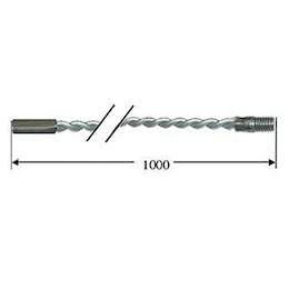 1200637 - Drahtstiel Verl&auml;ngerung 1/2" L 1000mm