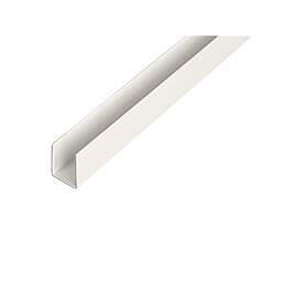 1226489 - U-Profil PVC-U wei&szlig;