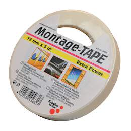 1068328 - Montageband wei&szlig; 19mm x 5m