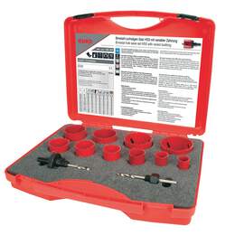 1009504 - Lochs&auml;gensatz HSS-Bimetall 12tlg. DM 19-64mm