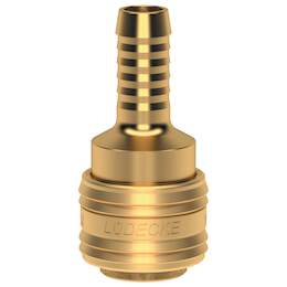 1034551 - Druckluftkupplung m. fester T&uuml;lle Messing