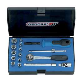 1008604 - Steckschl&uuml;sselsatz 16tlg. 20EMU-3 1/4