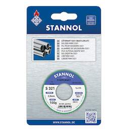 1245574 - L&ouml;tdraht S321 Bastlerlot DM 2,0mm, 100g SB, Sn99Cu1