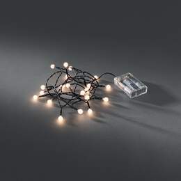 1246835 - LED Globelichterkette m. Timer 20 warmwei&szlig;e Dioden, innen
