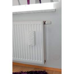 1246378 - Keramik-Verdunster m. Relief wei&szlig;, 8,2x4x19,8 cm