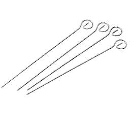 1039053 - Schaschlikspie&szlig;e rostfrei 22cm 4er SB