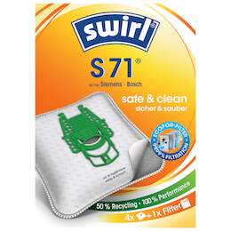1106237 - Staubsaugerbeutel S71 Swirl EcoPor zu Siemens/Bosch