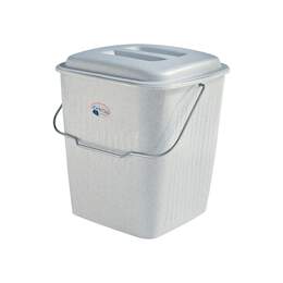 1115283 - Viereckdeckeleimer granit 12l 27x27x29cm