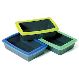 1115408 - Katzentoilette mit Rand 51x35x13 cm farbl.sort.