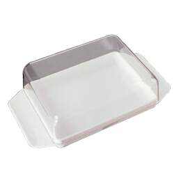 1126655 - Butterdose SAN Kst.wei&szlig; 15x9cm